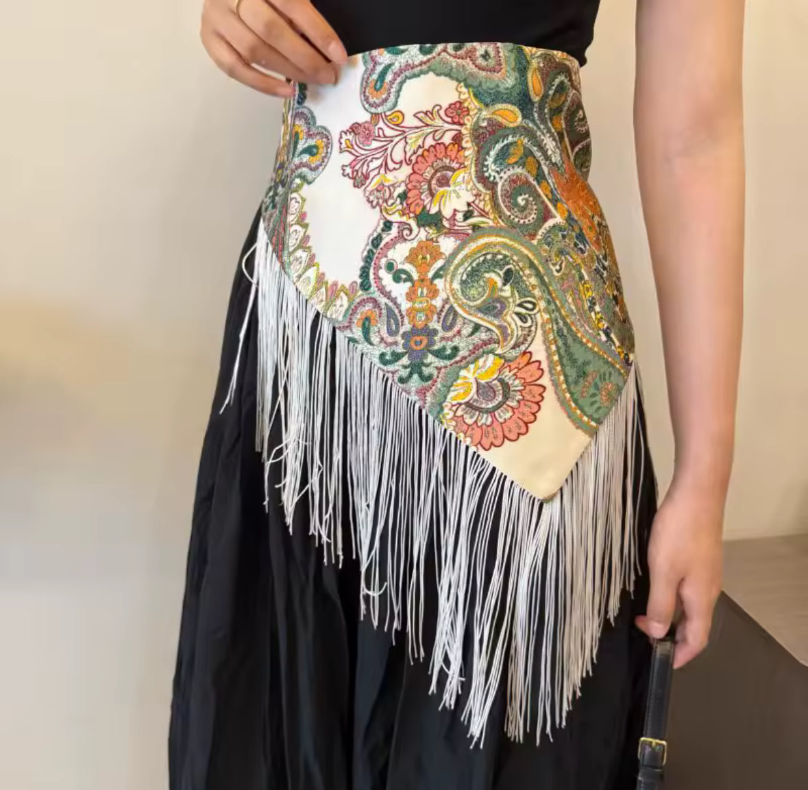 Fringe Wrap Belt Couture
