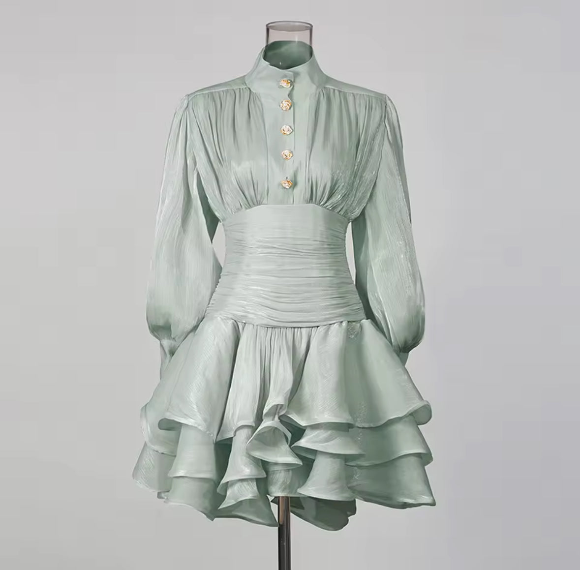 Élise Ruffle Couture Dress