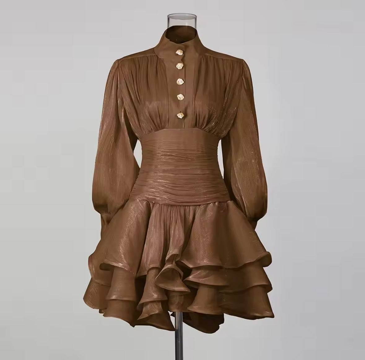 Élise Ruffle Couture Dress