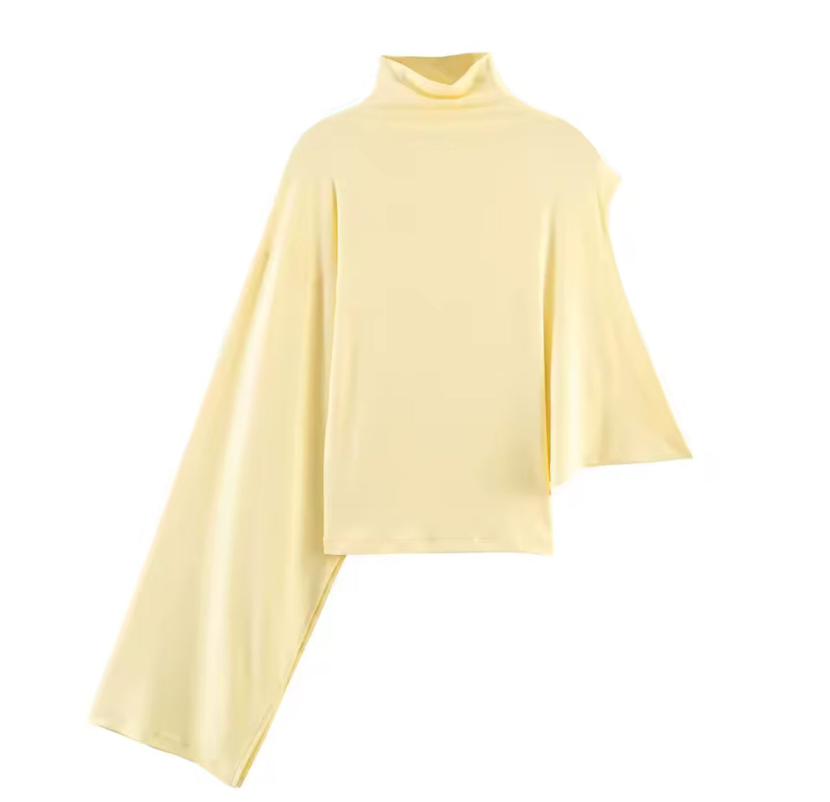 Sculpt Cape Top – Soft Yellow Edition