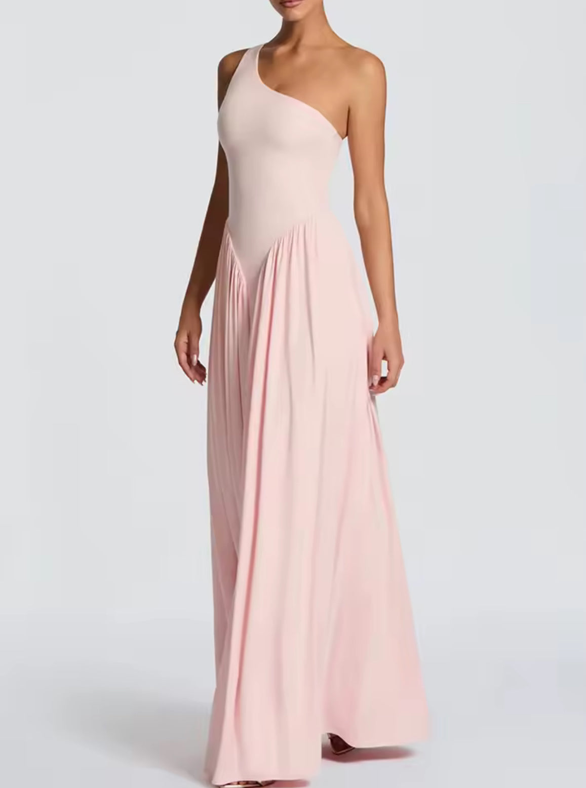 Élise One Shoulder Maxi Dress