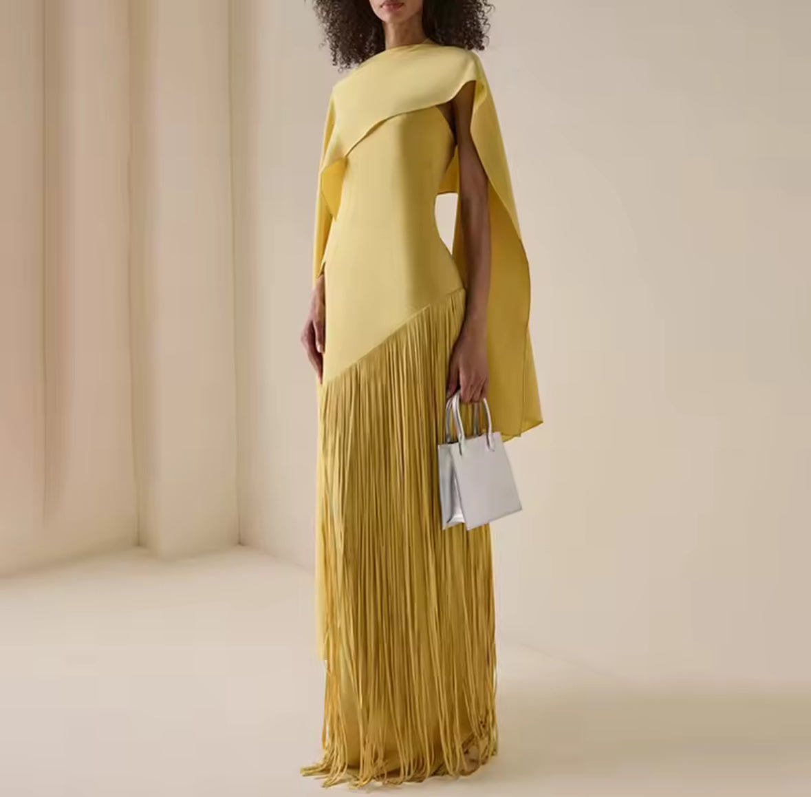 Élise Fringe Couture Gown
